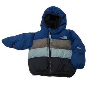 The North Face 550 down puffer infant Boy size 3/6 months
